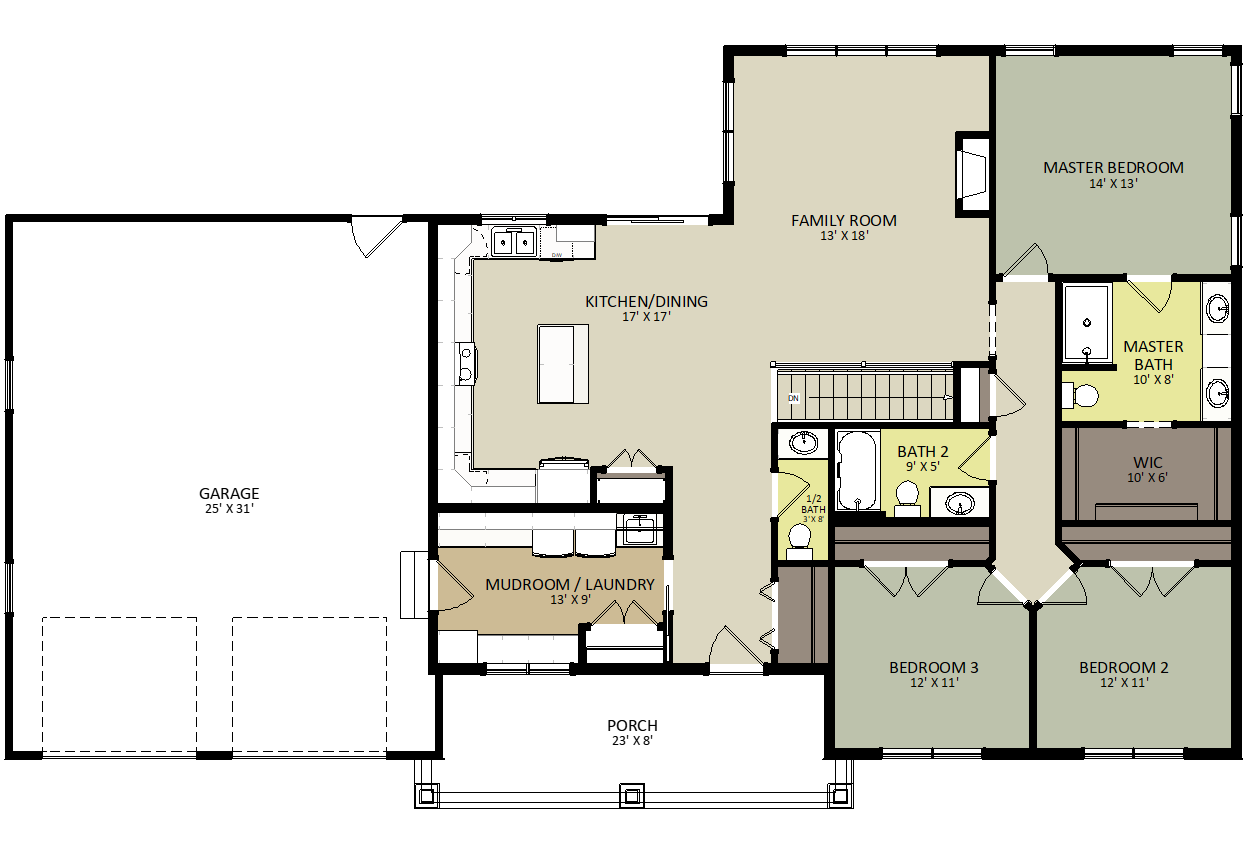 Draycott First Floor Floor Plan
